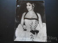 GINA LOLLOBRIGIDA, Old postcard