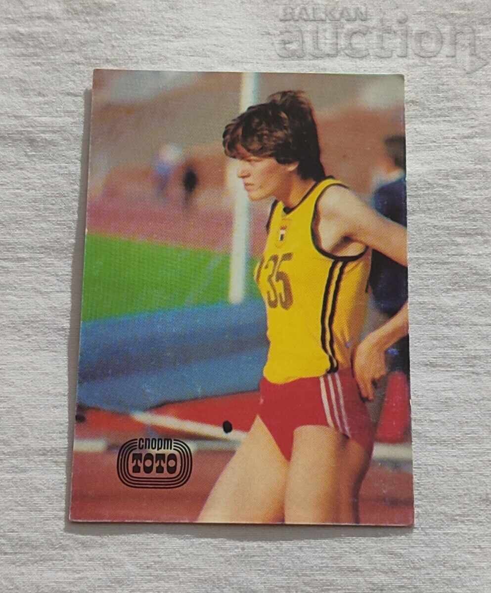 STEFKA KOSTADINOVA HIGH JUMP CALENDAR 1987