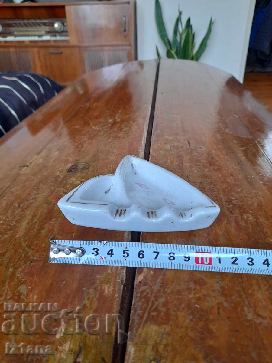 Old porcelain ashtray - 5