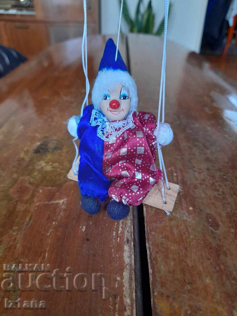 Old doll, clown with price 16.00 BGN | € 8.18 Old doll, clown with price 16.00 BGN | € 8.18