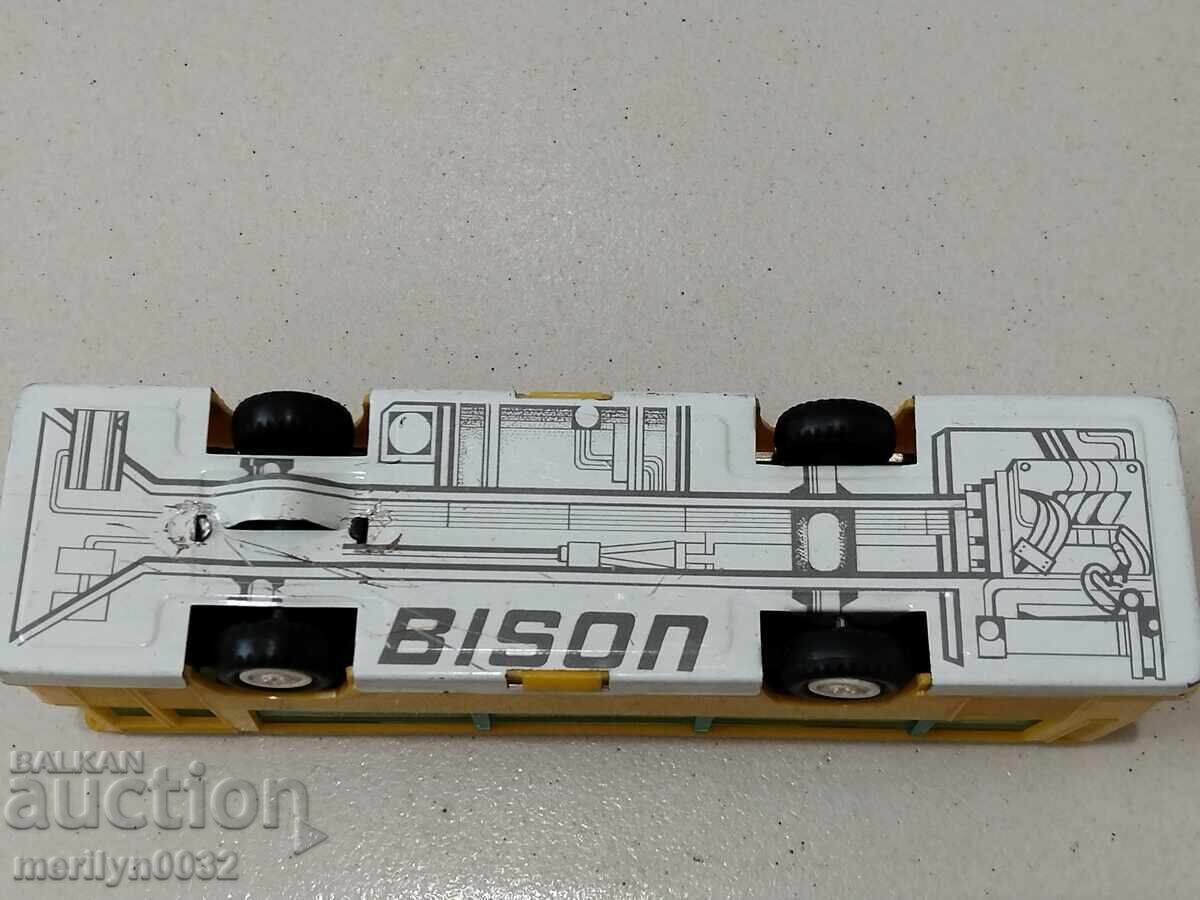 Children's metal toy bus car trolley - 5