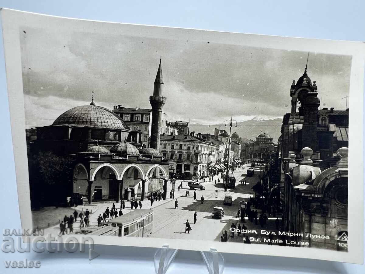 1930 Old Postcard Photo Sofia Maria Luiza Blvd. Hali Mosque