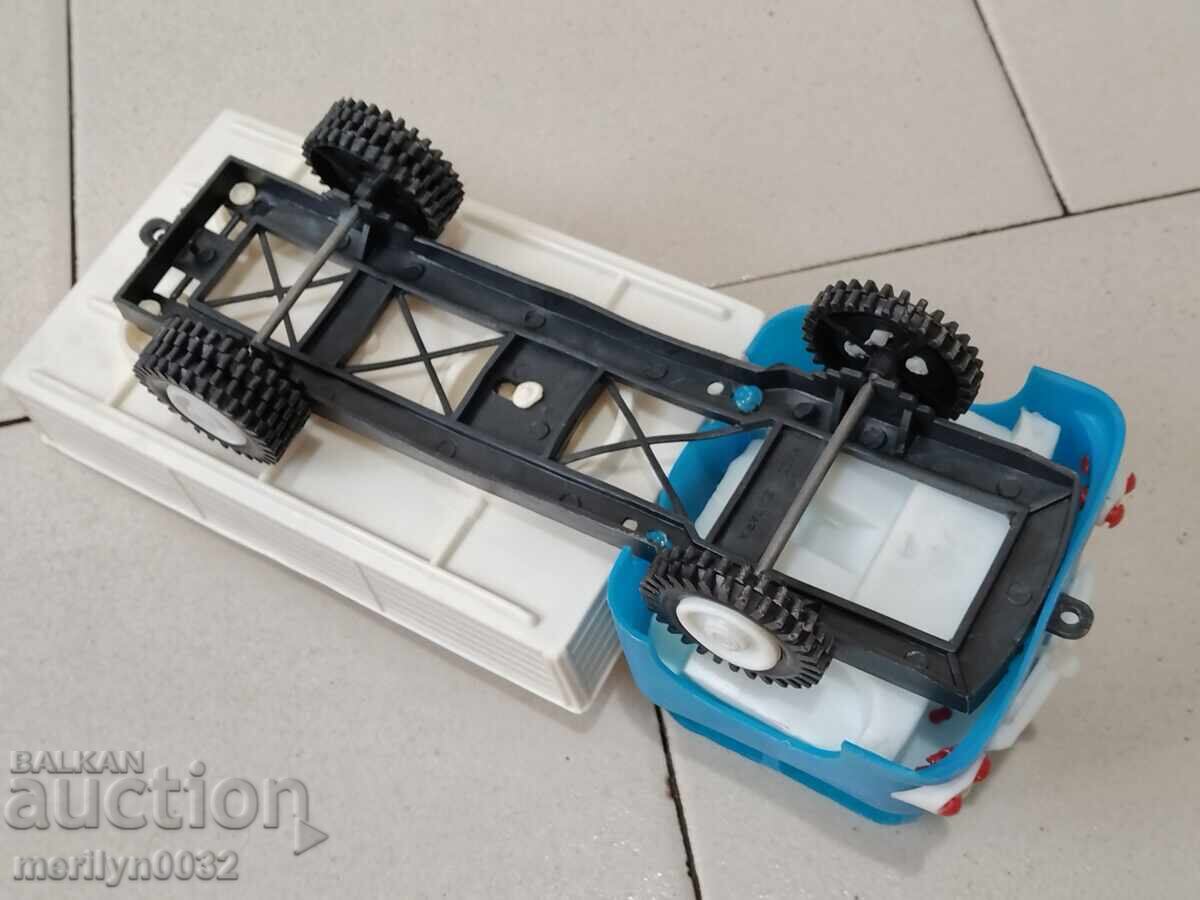 Delivery of Old Bulgarian toy car truck cargo car NRB