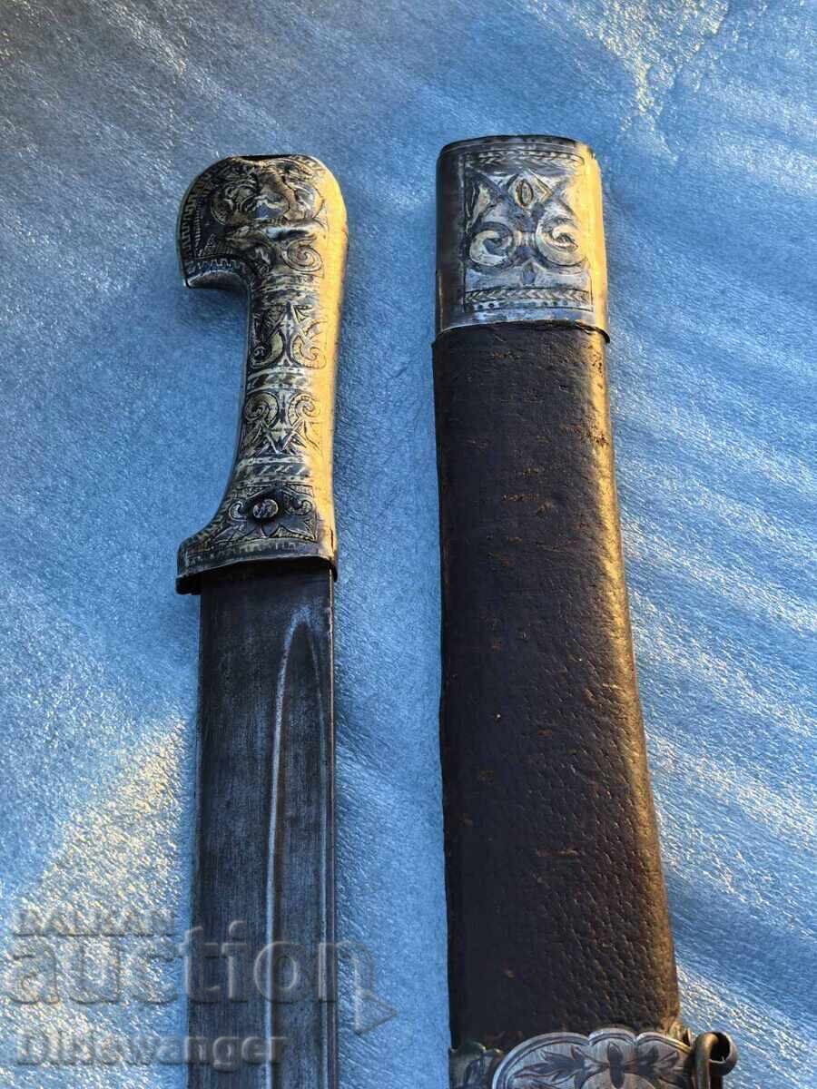 ❗CAUCASIAN CHECKERBOARD . SILVER . DECORATED WITH NIELO - 6 ❗CAUCASIAN CHECKERBOARD . SILVER . DECORATED WITH NIELO - 6