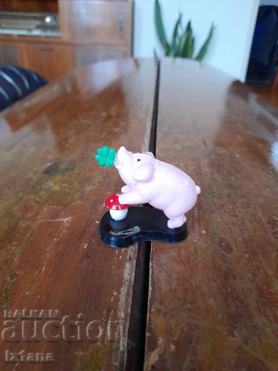 Figurină veche Porc