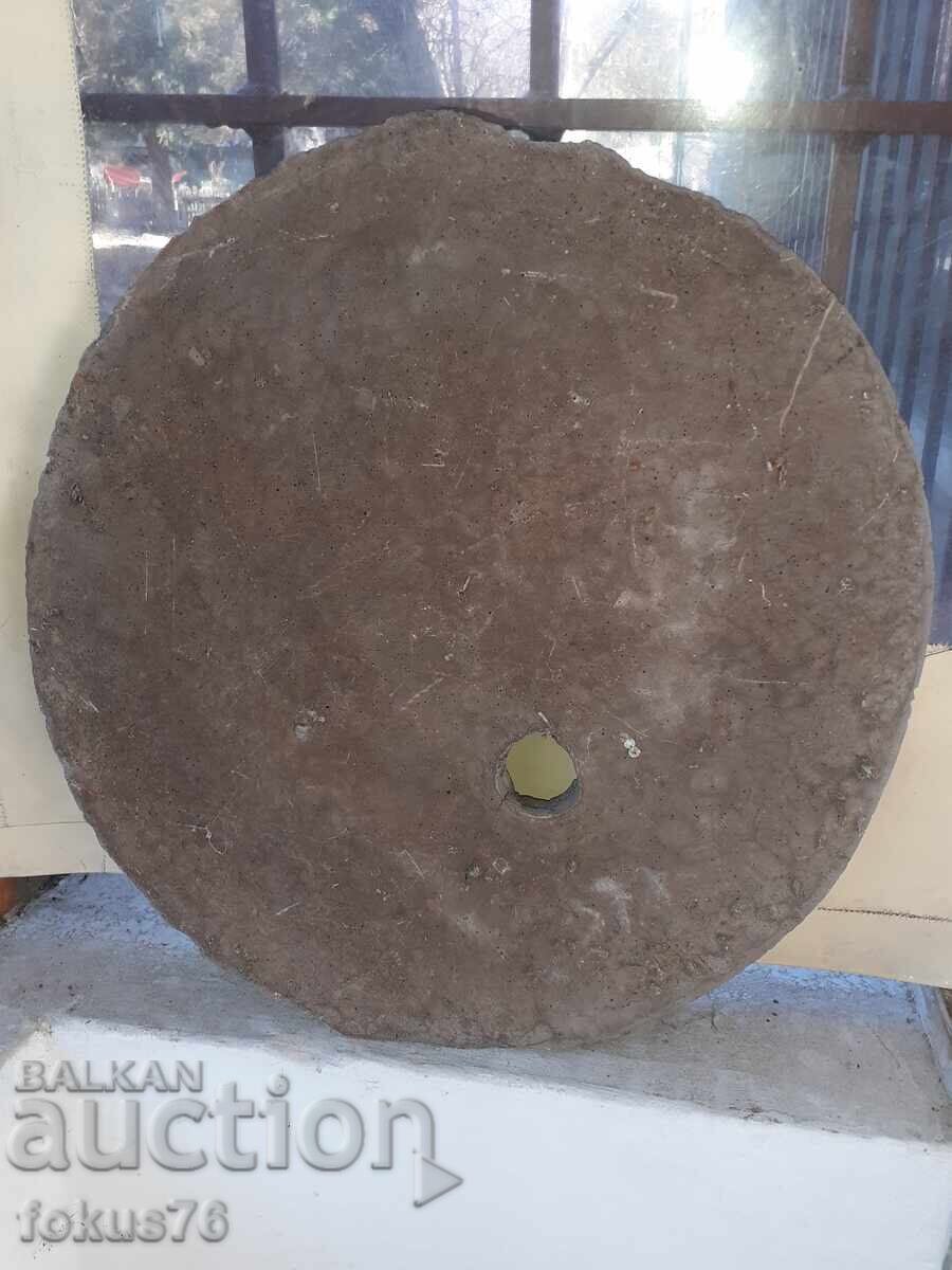 Large old cement rosette for a lion fountain lion head - 6