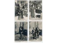 Tsar Ferdinand Boris the royal family collection 4 cards