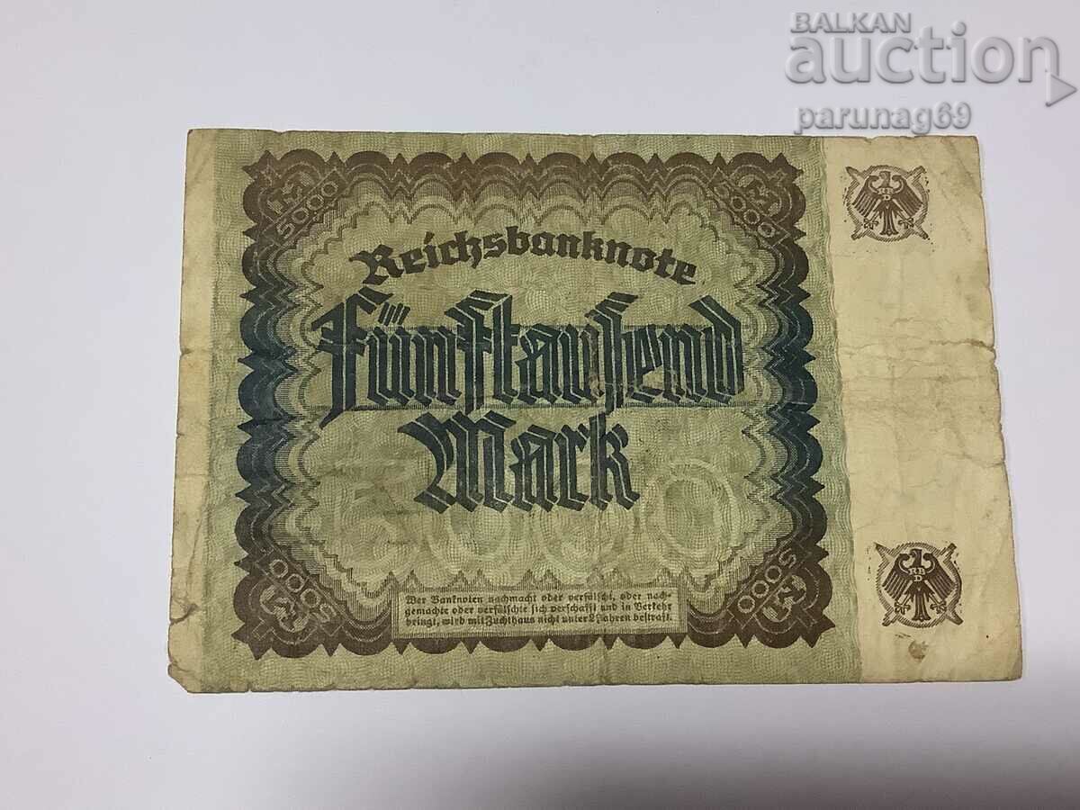 Germany 5000 Marks 1922 with price 1.00 BGN | € 0.51 Germany 5000 Marks 1922 with price 1.00 BGN | € 0.51