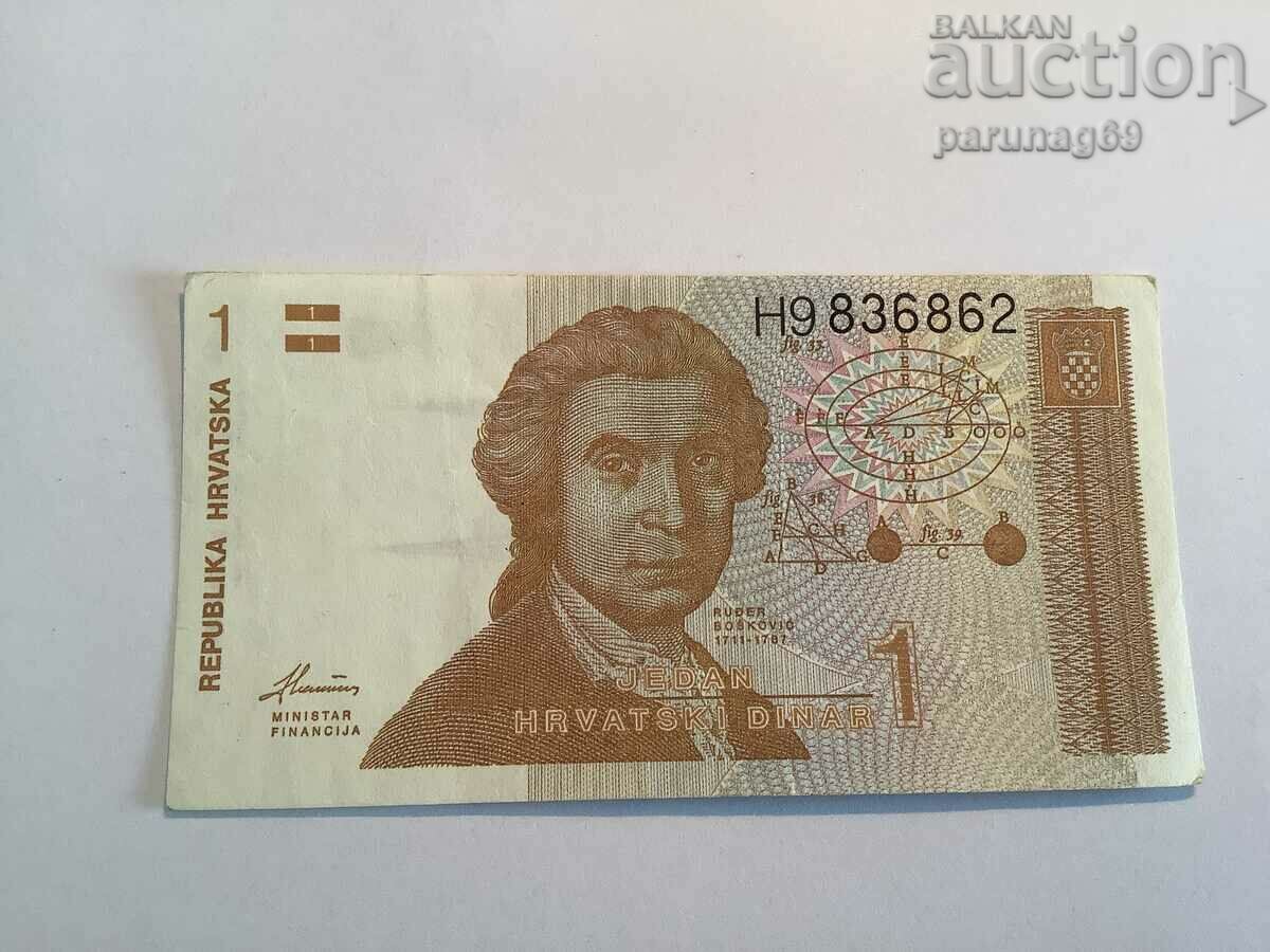 Croația 1 dinar 1991