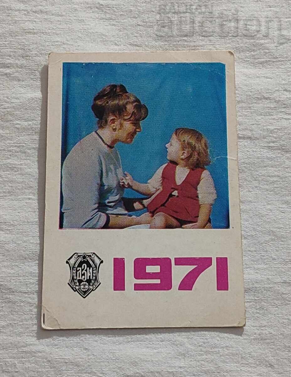 CALENDARUL DZI 1971