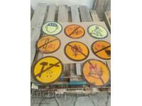 Lot of Enameled Signs