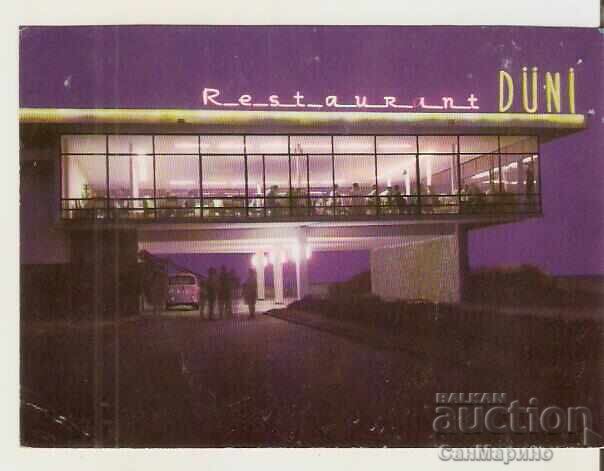 Card Bulgaria Sunny Beach Restaurant "Duni" **