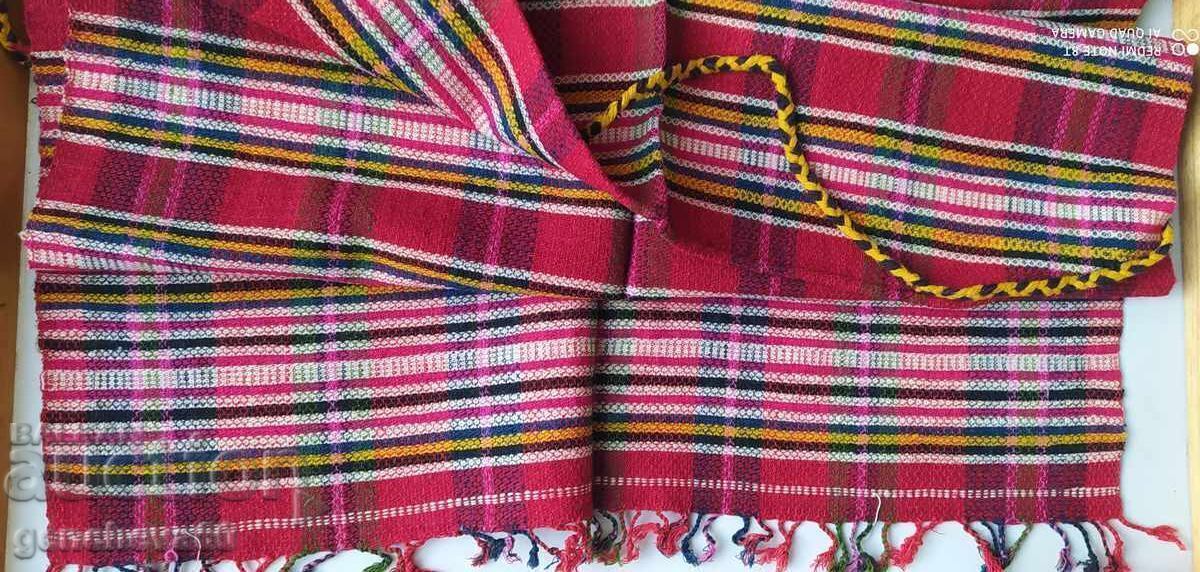 Old kenarena shirt and woven apron, folk costume - 6