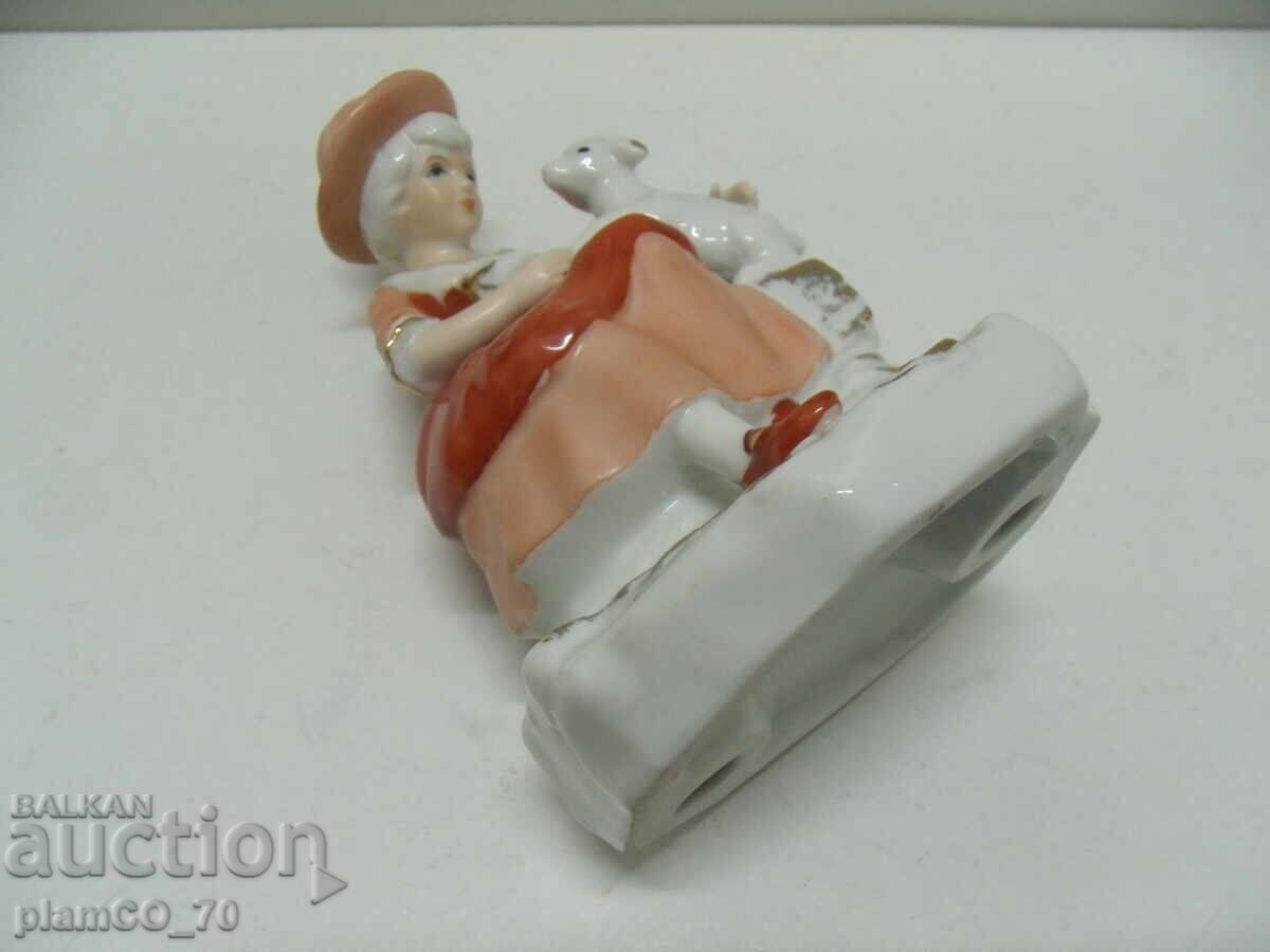 No.*7791 old porcelain figure - 6