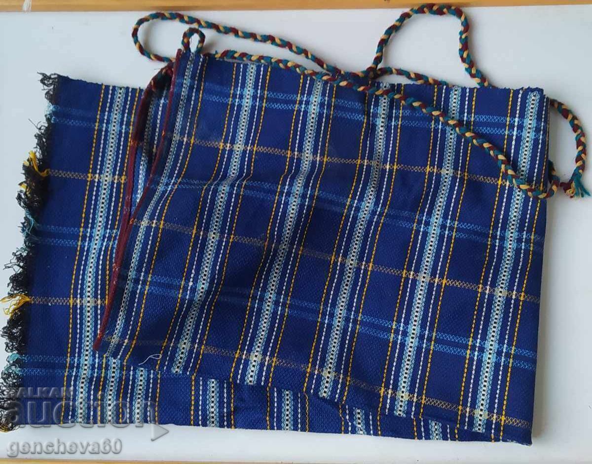 Eșarfă costum vechi și șorț de in - 5