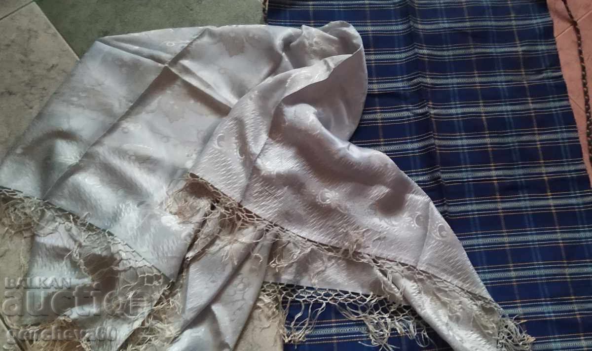 Eșarfă costum vechi și șorț de in - 7