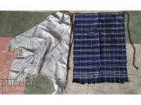 Old costume scarf and linen apron