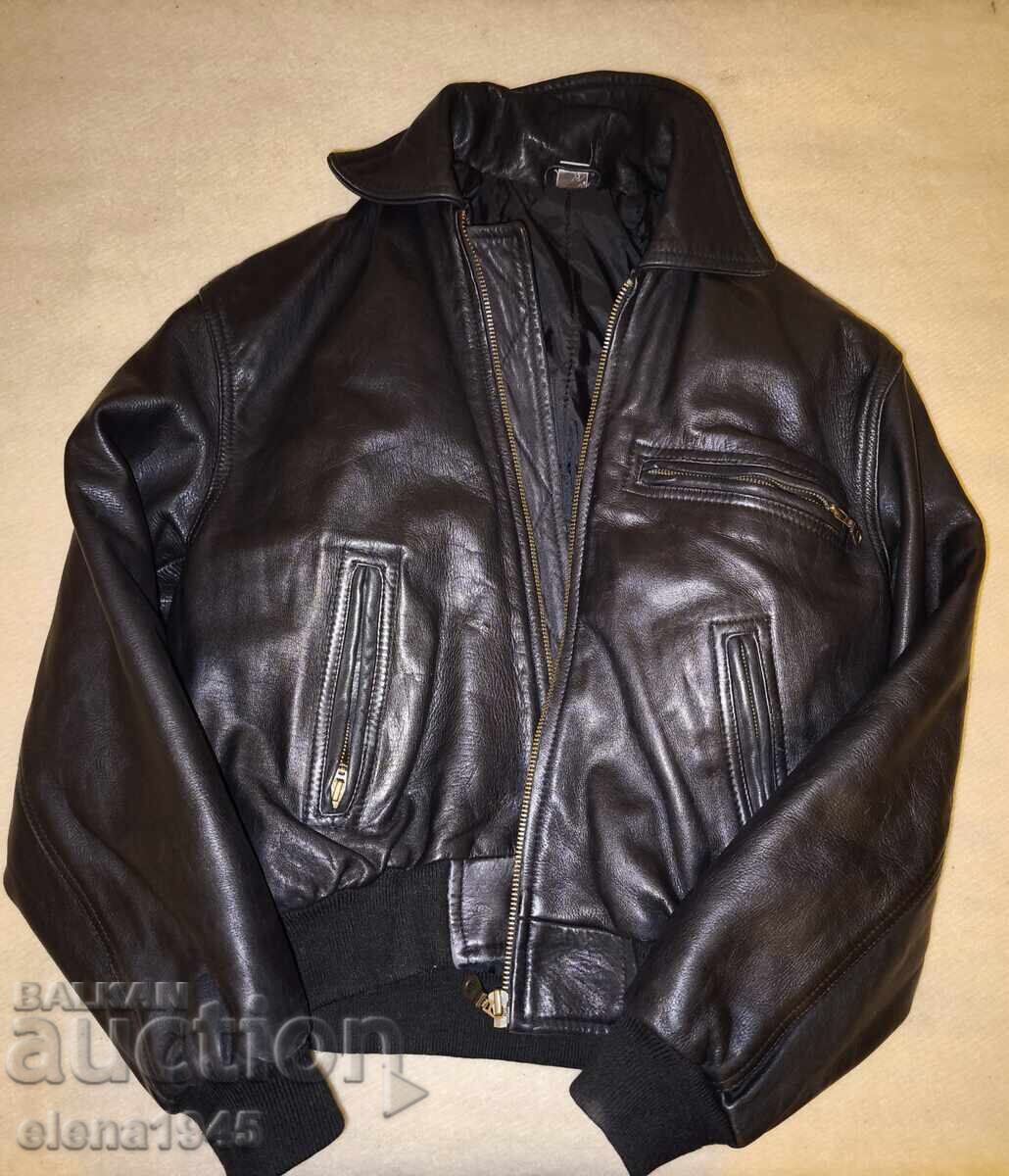 Ανδρικό δερμάτινο μπουφάν - 7 Ανδρικό δερμάτινο μπουφάν - 7