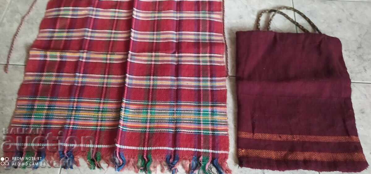 Authentic wool apron and Christmas bag - 6