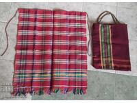 Authentic wool apron and Christmas bag