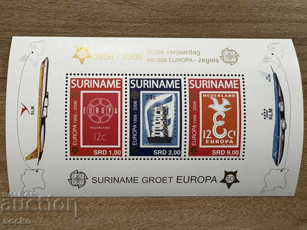 50 years of Europe - Suriname (2006) - MNH - Block