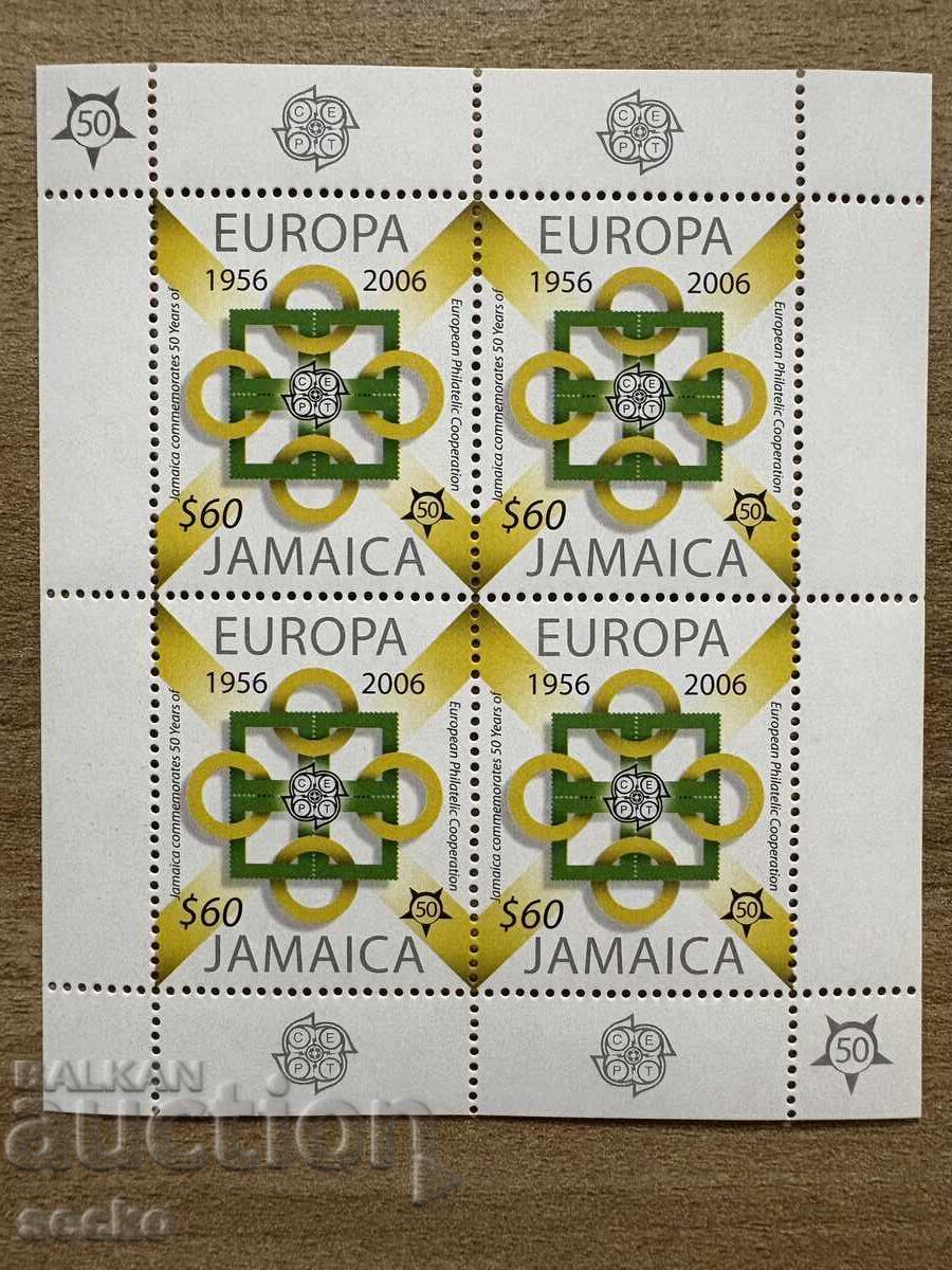 50 years of Europe - Jamaica (2005) - MNH - 3 small sheets with price 7.00 BGN | € 3.58 50 years of Europe - Jamaica (2005) - MNH - 3 small sheets with price 7.00 BGN | € 3.58