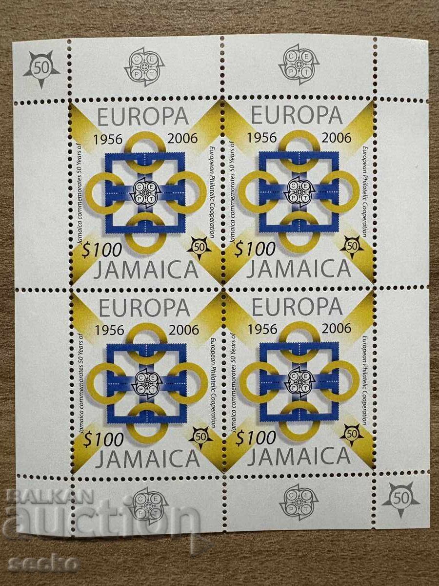 Delivery of 50 years of Europe - Jamaica (2005) - MNH - 3 small sheets Delivery of 50 years of Europe - Jamaica (2005) - MNH - 3 small sheets