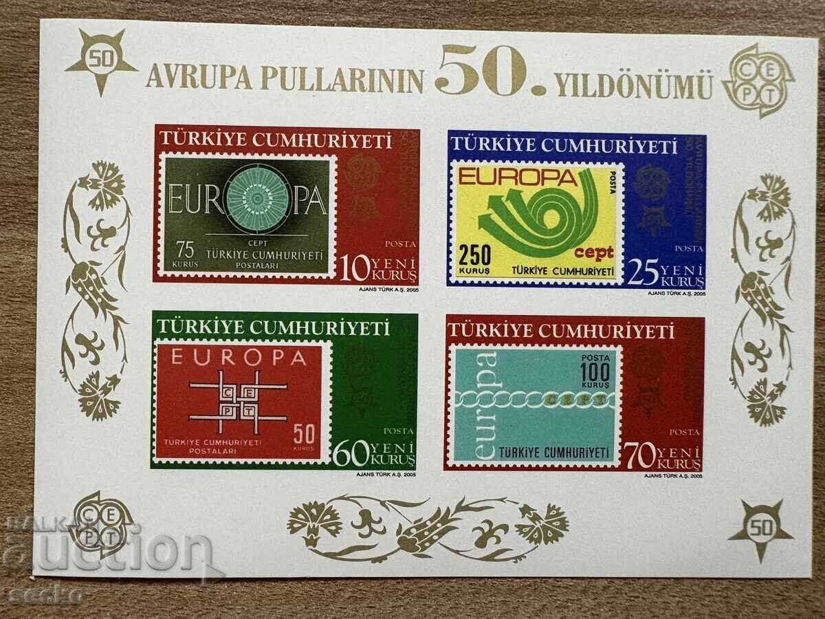 50 de ani de Europa - Turcia (2005) - MNH - 2 blocuri