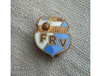 Sports badge - Romanian Volleyball Federation. Enamel.