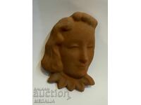 Mara Georgieva (?)-lady's portrait-ceramics-BZC