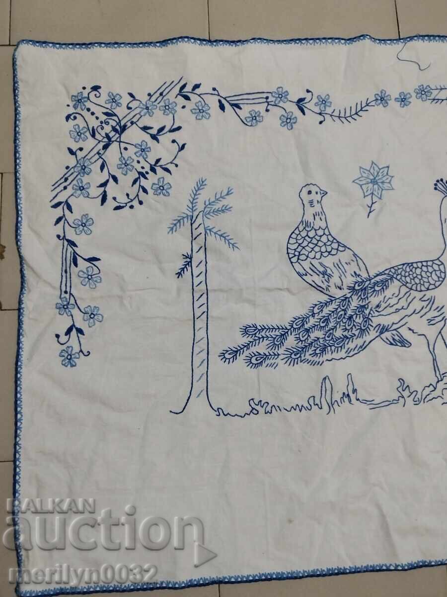 Hand-embroidered carpet costume interior item from the 1940s with price 68.00 BGN | € 34.77 Hand-embroidered carpet costume interior item from the 1940s with price 68.00 BGN | € 34.77