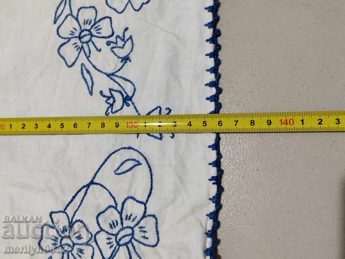 Auction  Hand-embroidered carpet costume interior item from the 1940s