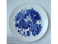 Meissen, Meissen, crossed swords mark, wall plate