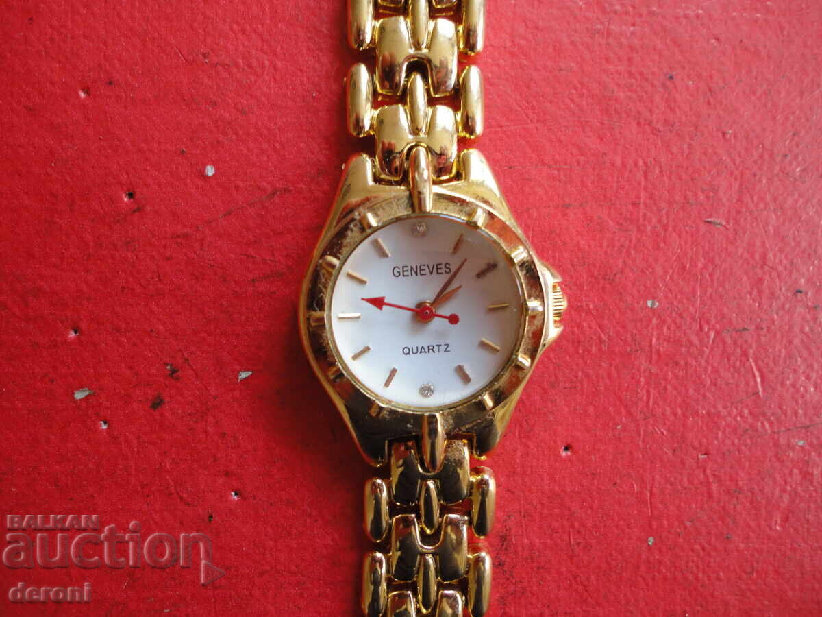 Awesome gold-plated Geneves 6 watch - 7