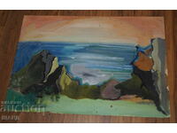 Old Master painting seascape 71 cm / 50 cm