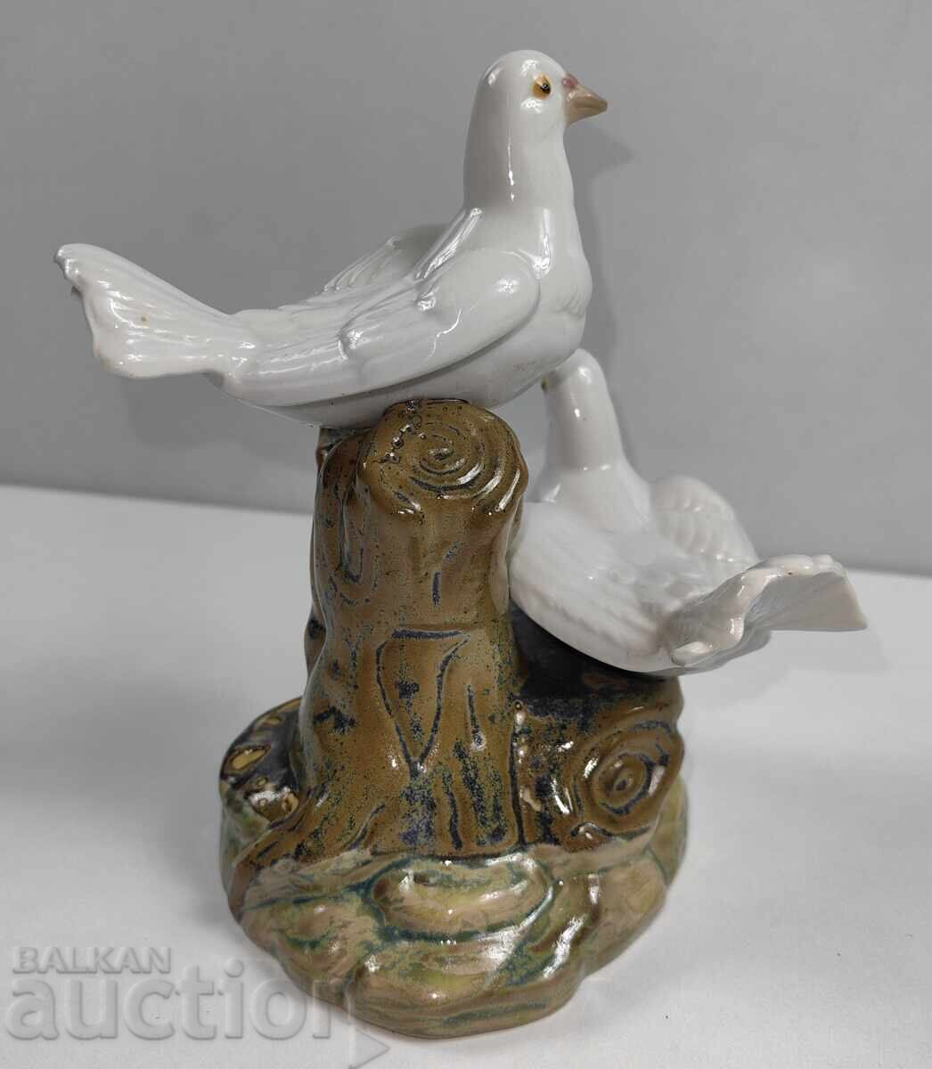 Delivery of . PORCELAIN FIGURINE DOVE FIGURE MARKED HEALTHY Delivery of . PORCELAIN FIGURINE DOVE FIGURE MARKED HEALTHY