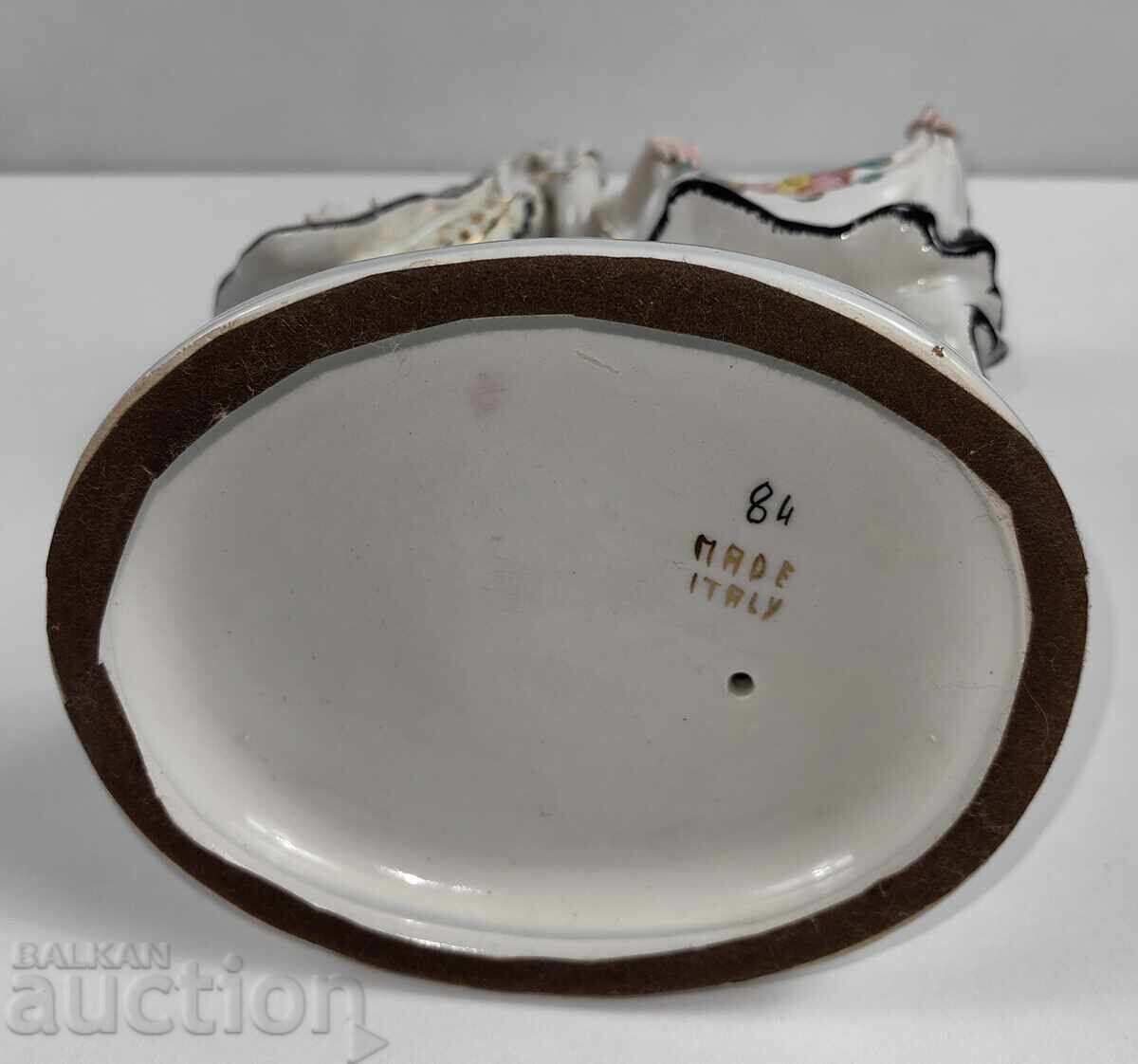 . PORCELAIN FIGURINE MAN WOMAN MARKED HEALTHY - 7 . PORCELAIN FIGURINE MAN WOMAN MARKED HEALTHY - 7