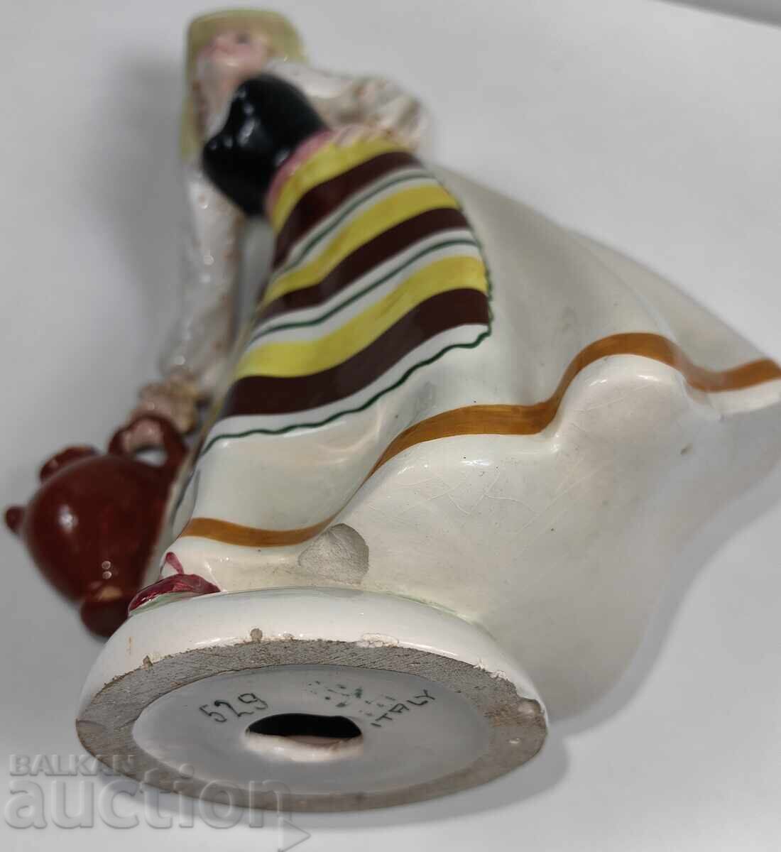 . PORCELAIN STATUETTE FIGURE WOMAN LADY WEARING STORM with price 69.00 BGN | € 35.28