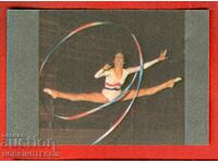 CALENDAR - SPORTS TOTO - GYMNASTICS RIBBON - 1981