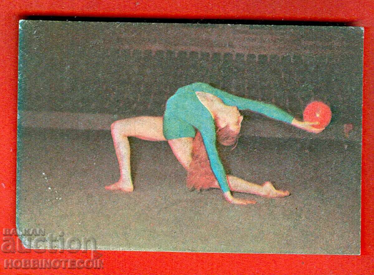 CALENDAR - TOTO SPORTIV - MINGE DE GIMNASTICA - 1981 CALENDAR - TOTO SPORTIV - MINGE DE GIMNASTICA - 1981
