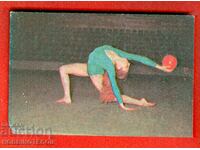 CALENDAR - SPORTS TOTO - GYMNASTICS BALL - 1981