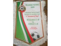 Large football flag Bulgaria - Congo