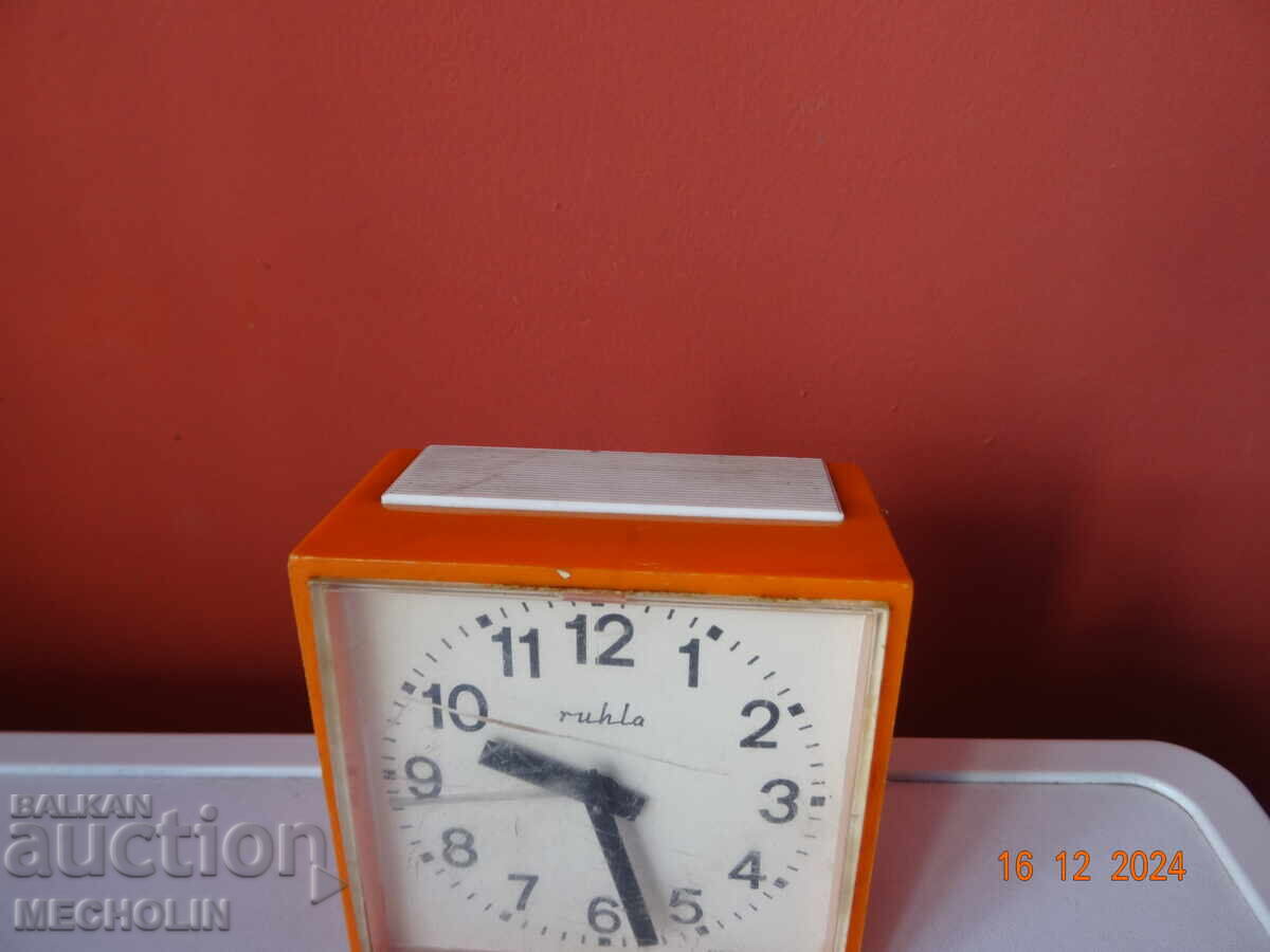 Auction COLLECTIBLE GERMAN ALARM CLOCK RUHLA Auction COLLECTIBLE GERMAN ALARM CLOCK RUHLA