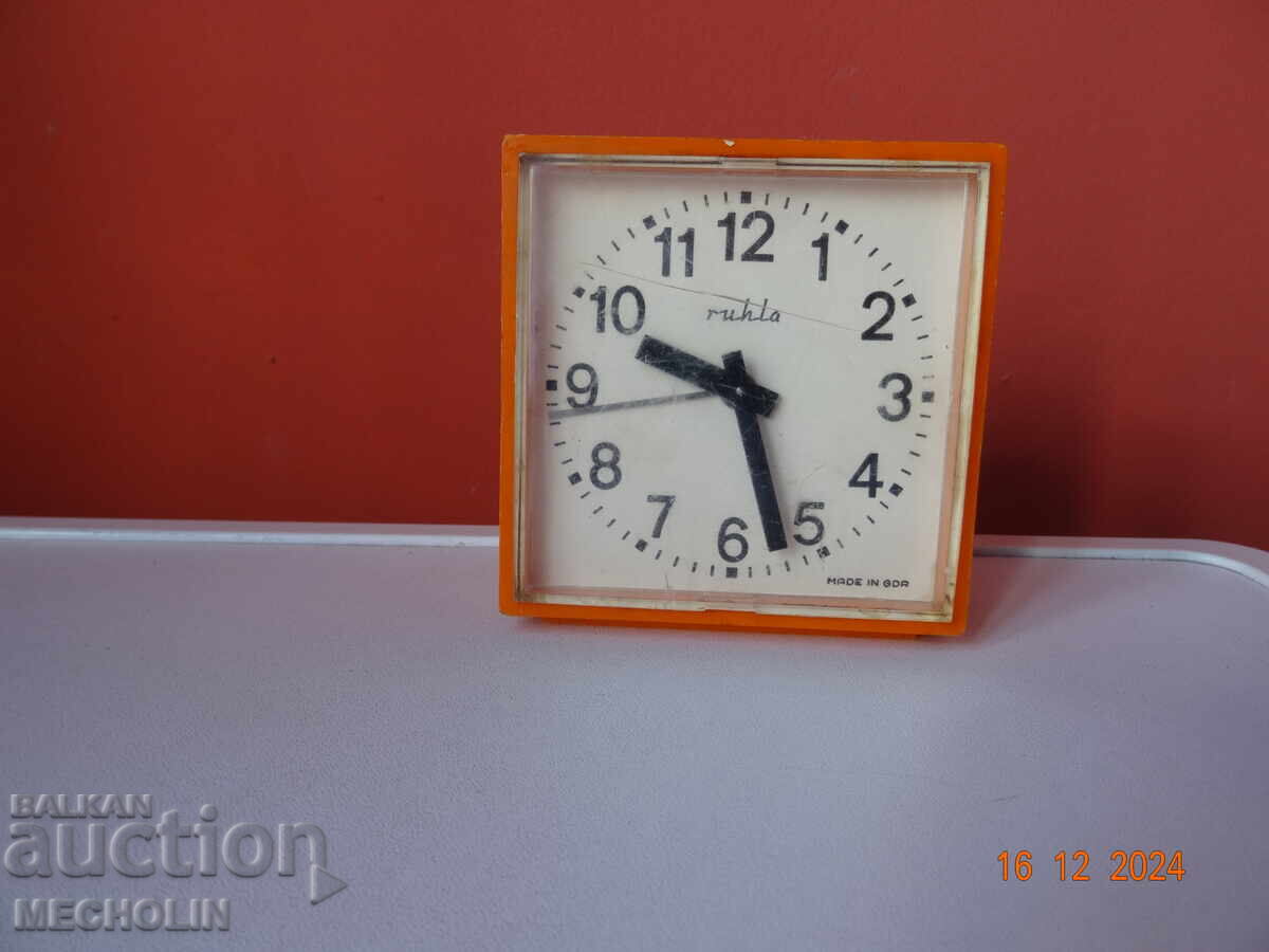 COLLECTIBLE GERMAN ALARM CLOCK RUHLA