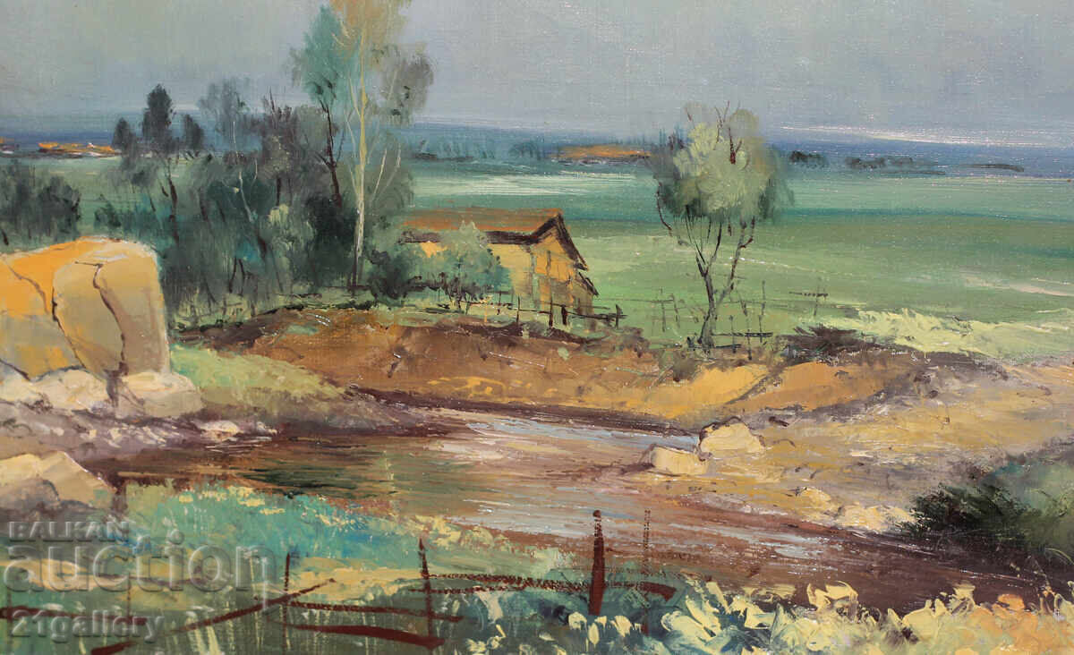 Kostadin Stanoev (1965-) Oil paints Landscape 1998. - 6 Kostadin Stanoev (1965-) Oil paints Landscape 1998. - 6