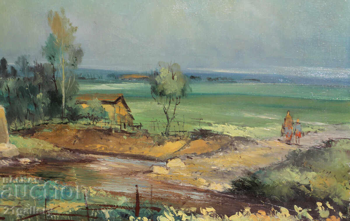 Kostadin Stanoev (1965-) Oil paints Landscape 1998. - 7 Kostadin Stanoev (1965-) Oil paints Landscape 1998. - 7