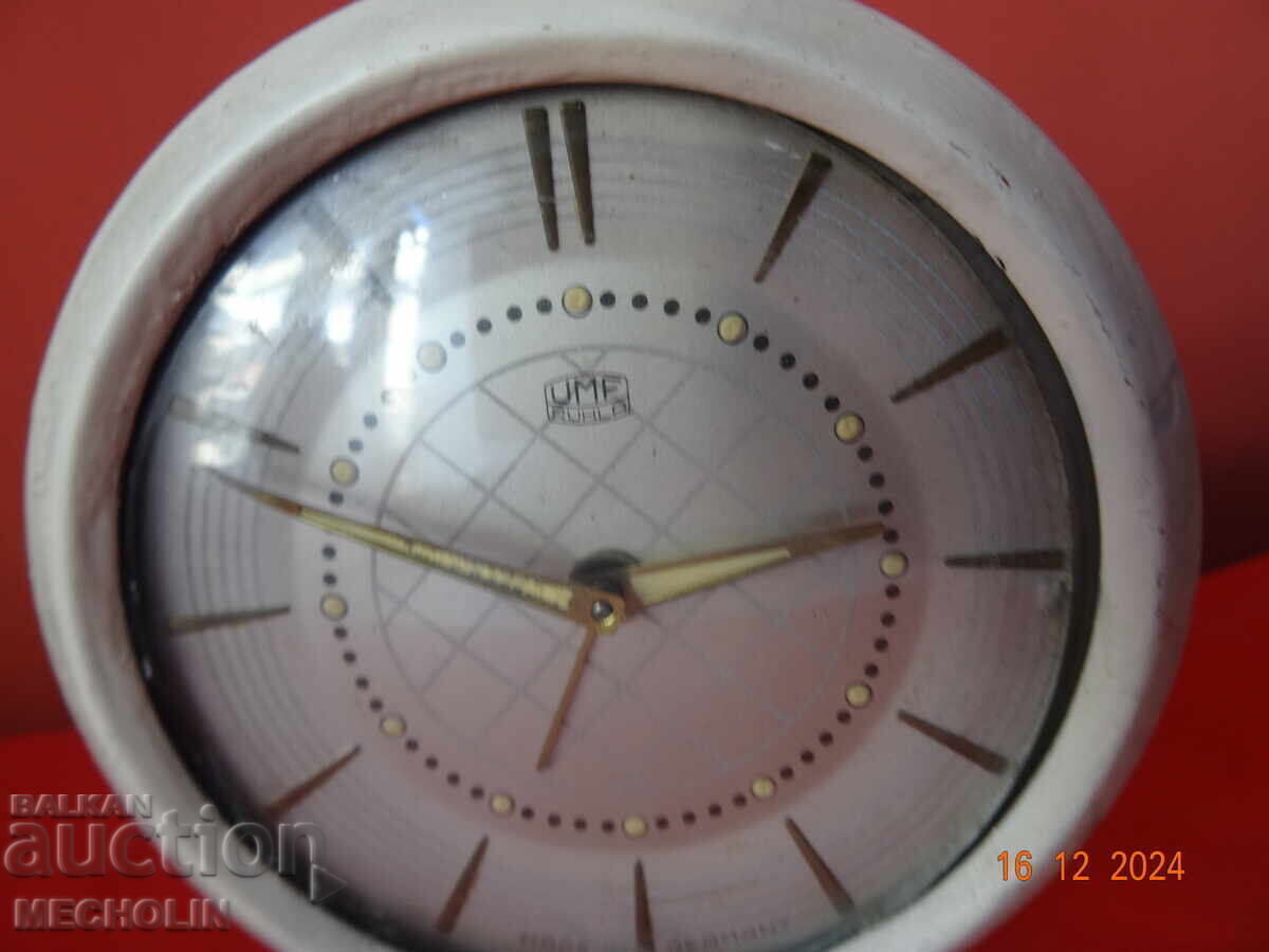 Delivery of COLLECTIBLE GERMAN ALARM CLOCK RUHLA UMF 1950 - 1960 - 3