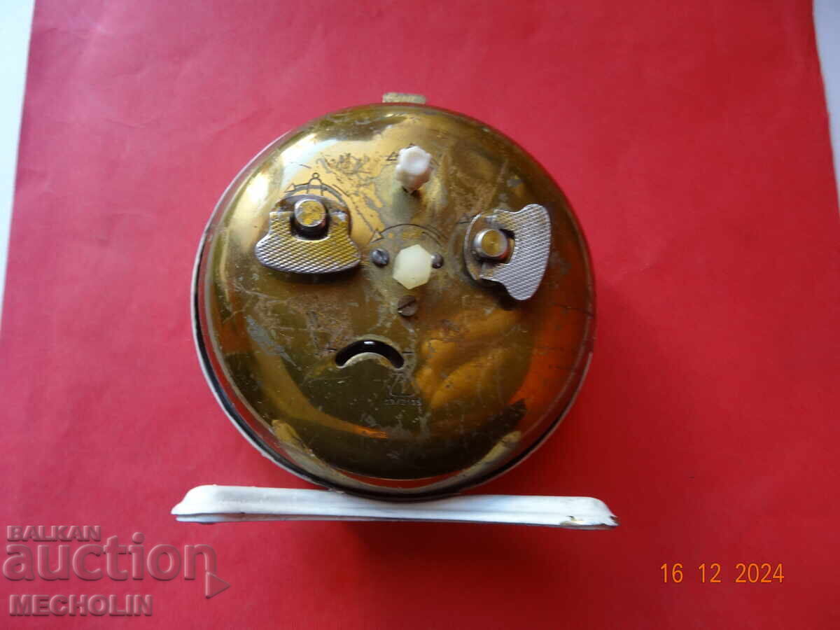 COLLECTIBLE GERMAN ALARM CLOCK RUHLA UMF 1950 - 1960 - 3 - 6