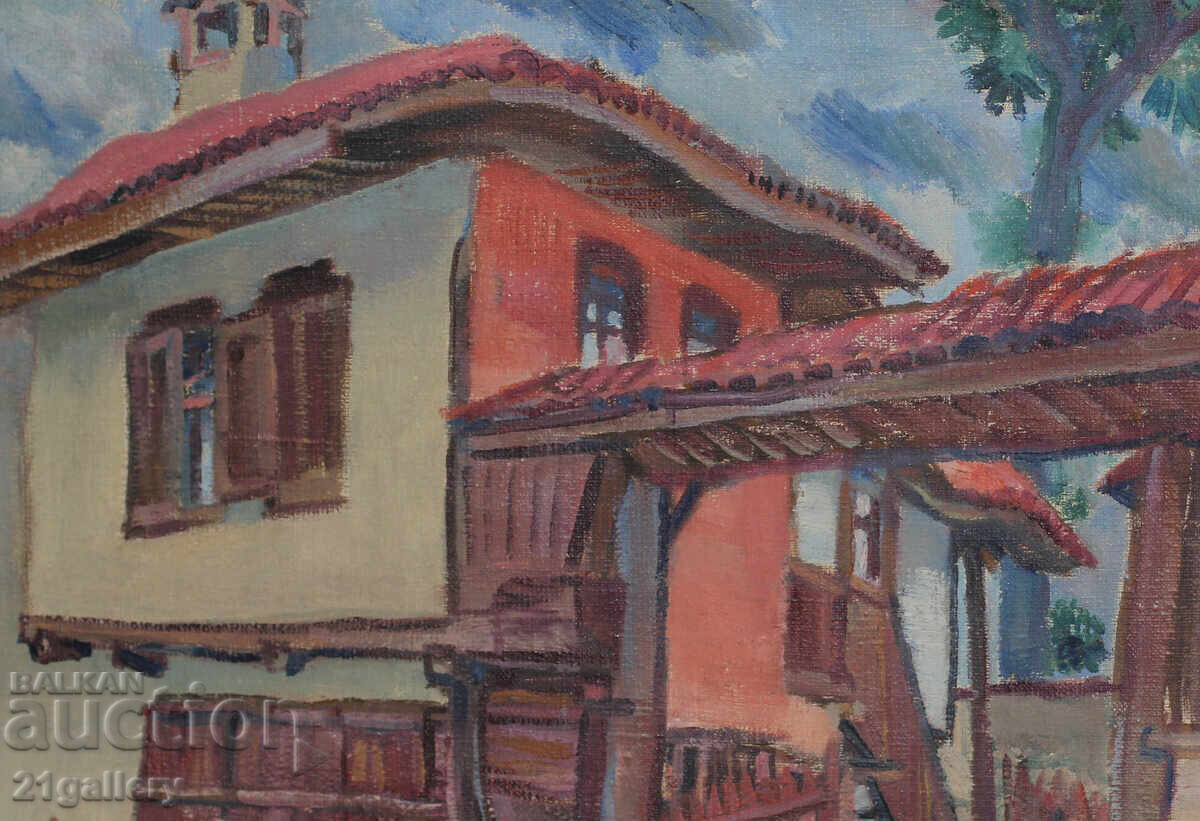 Auction Oil paintings / Rural landscape with a Renaissance house Auction Oil paintings / Rural landscape with a Renaissance house