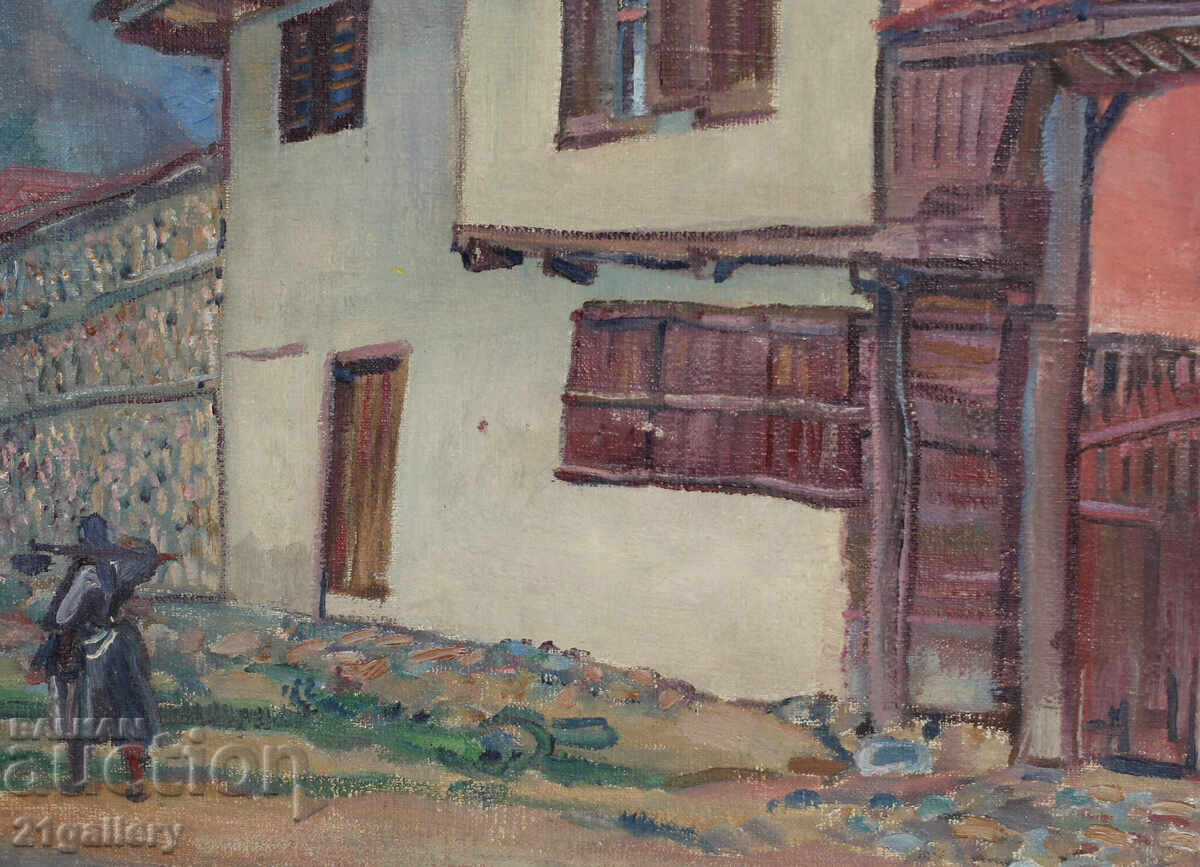 Oil paintings / Rural landscape with a Renaissance house - 5 Oil paintings / Rural landscape with a Renaissance house - 5